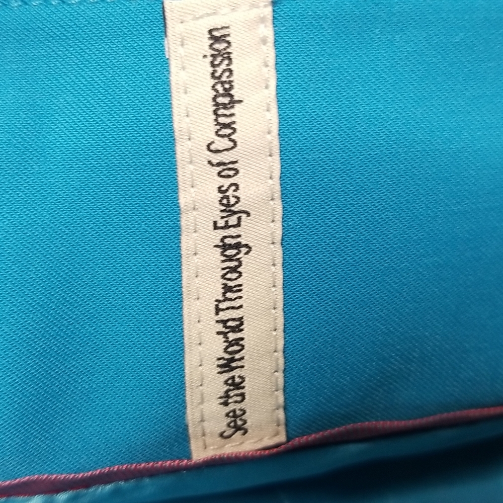 Women's Teal Open Front Blazer Jacket - Picture 5 of 6
